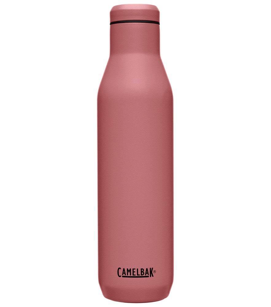 Camelbak Horizon 750ml Wine Bottle, Insulated Stainless Steel Terracotta Rose - Base Camp Australia
