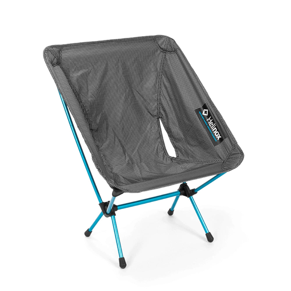 Helinox : Chair Zero - Black with Blue Frame - Base Camp Australia