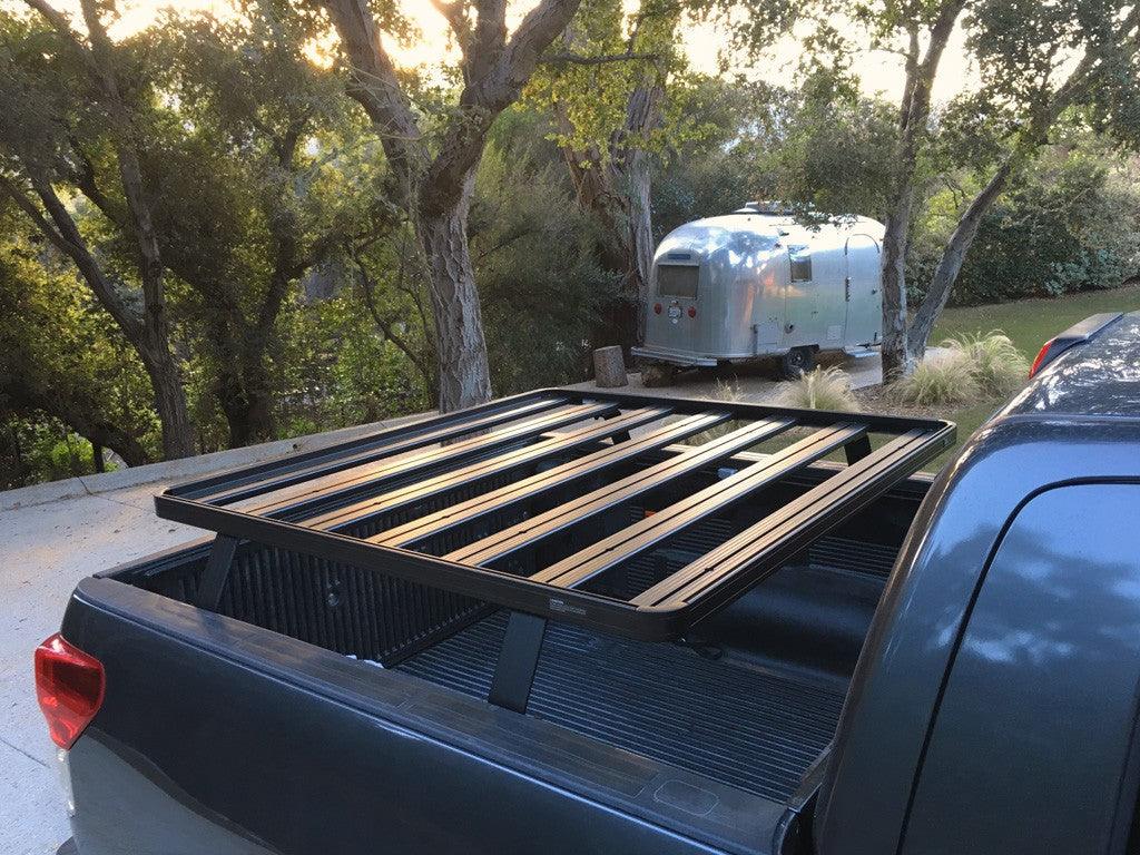 Toyota Tundra Crew Max Ute (2007-Current) Slimline II Load Bed Rack Kit - by Front Runner - Base Camp Australia
